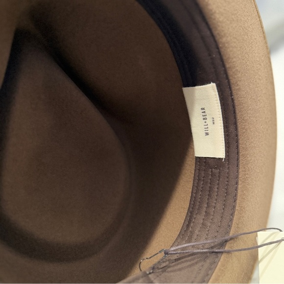 Will + Bear Australian Wool Fedora Hat with Premium Leather Band - Picture 9 of 11